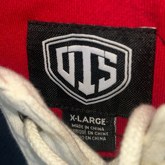 Florida Panthers Embroidered Logo Red Hockey Jersey Hoodie XL Rare - Picture 4 of 5